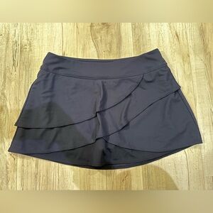 Title Nine Dark Blue Layered Look Golf Skort